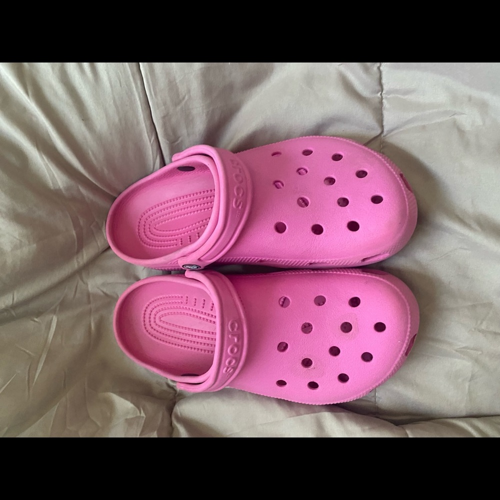 COPY - Hot pink crocs